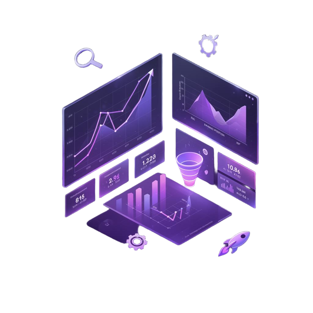 Digital marketing analytics dashboard